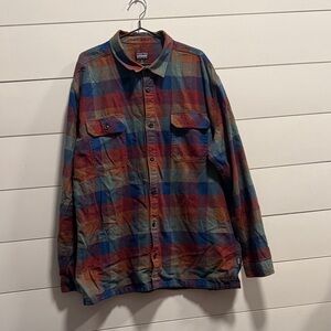 Patagonia Colorful Checkered Button-Up Shirt